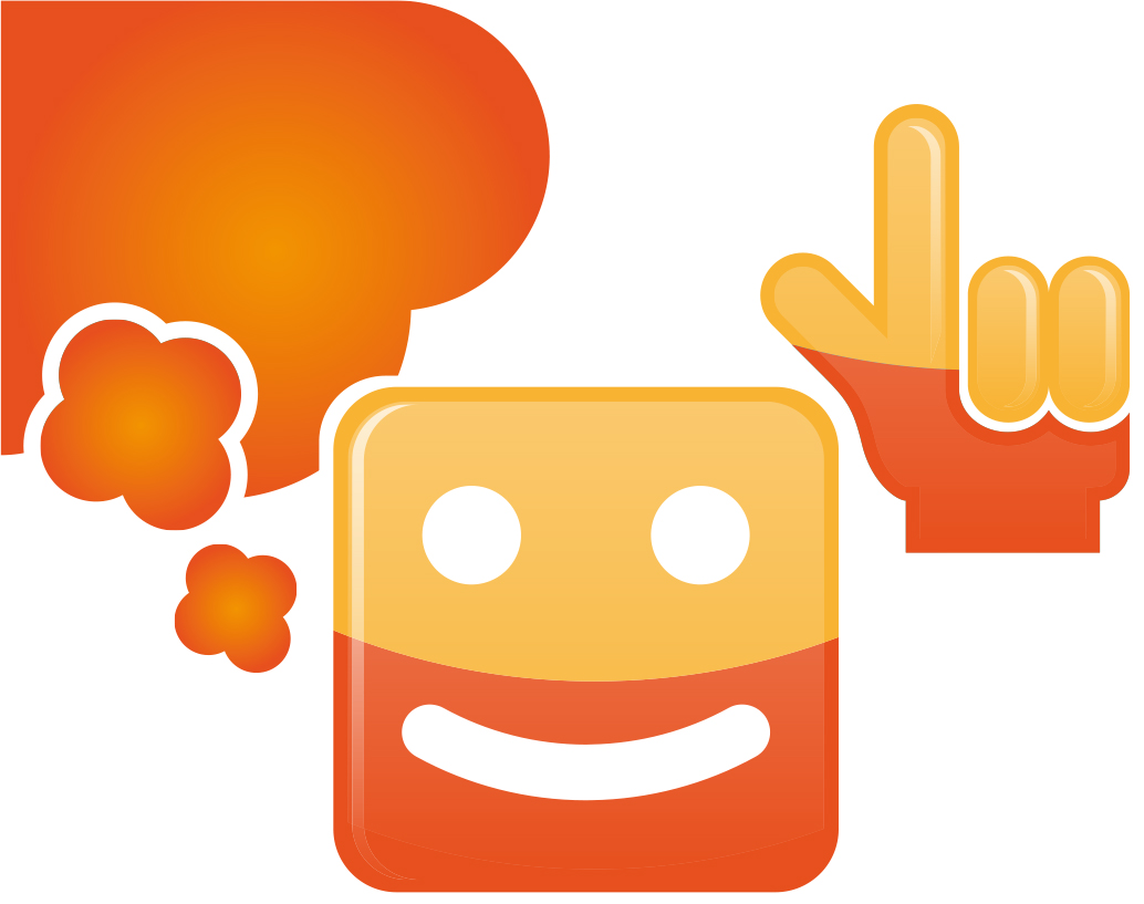 Logotipo del curso naranja-Marketing digital de pago